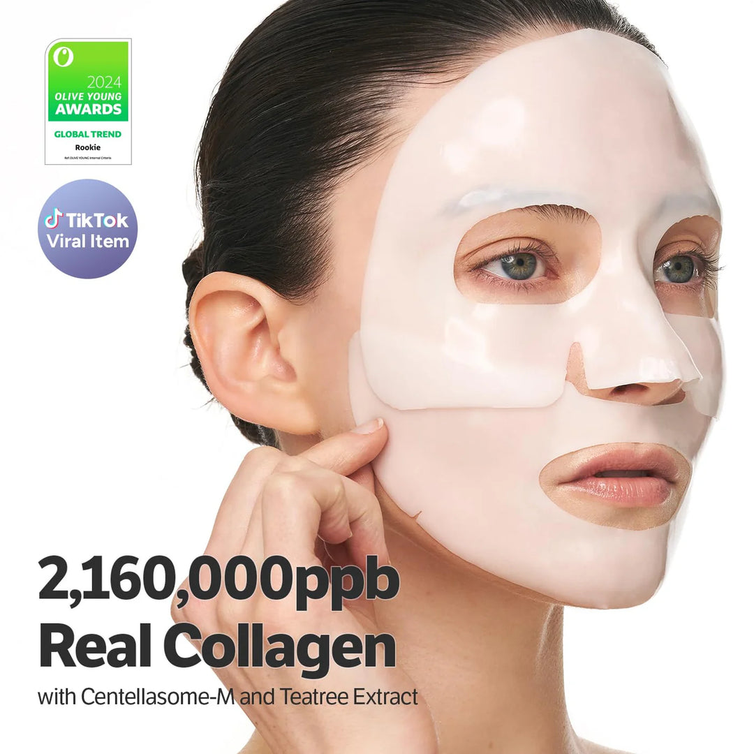 SUNGBOON EDITOR Deep Collagen Cica Teatree Soothing Mask 深層膠原蛋白積雪草茶樹舒緩面膜 (4片裝)【平行進口】