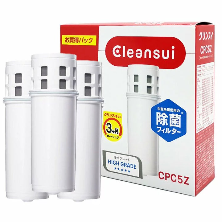 三菱 Cleansui壺式淨水器替換濾水芯【3個裝】(CPC5Z)