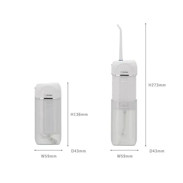 Dretec 多利科 Jet Clean Portable 水牙線機 FS-101【香港行貨】