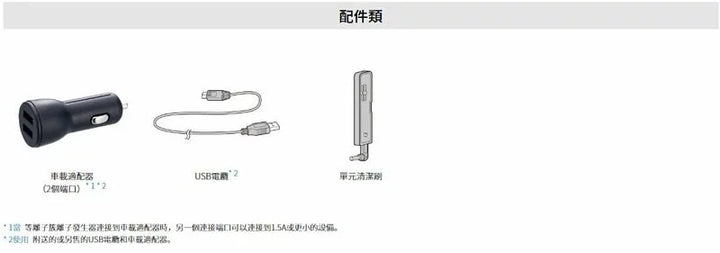 SHARP 聲寶 IG-NX15 高濃度 USB 車用空氣清新機【平行進口】