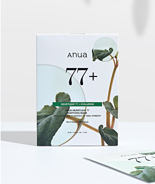 Anua "10ea" 77%魚腥草舒緩面膜【平行進口】