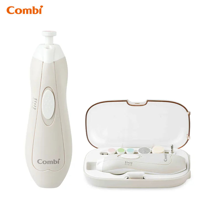 日本 Combi 母嬰兩用電動磨甲器 (米色) (0m+)【香港行貨】