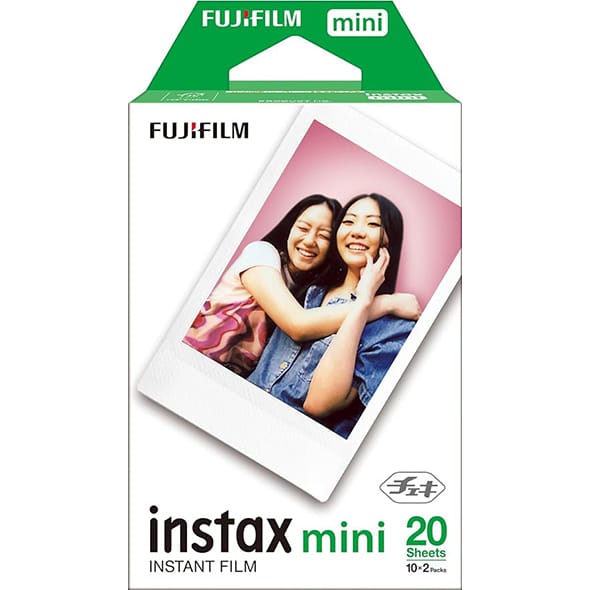 [現貨日期最新] Fujifilm Instax Mini 富士即影即有菲林相紙 (白邊框雙包裝共20張相紙)