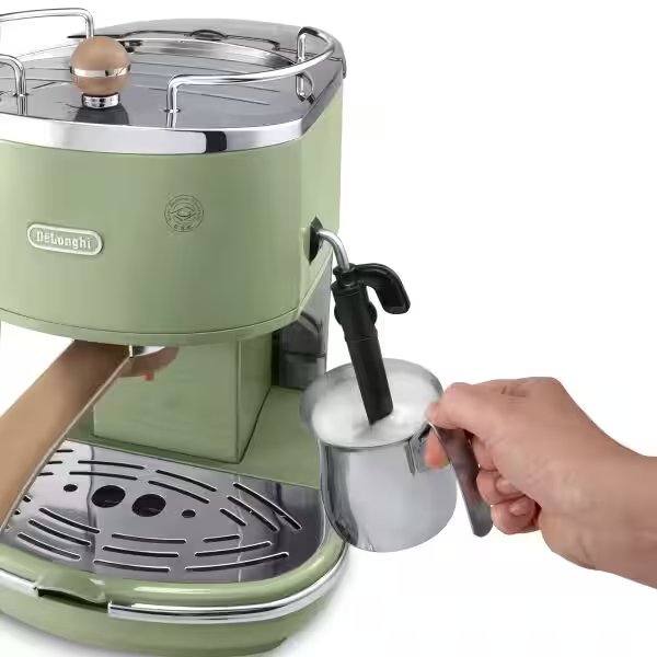 Delonghi Icona Vintage ECOV311.GR 半自動咖啡機 【香港行貨】 - eDigiBuy