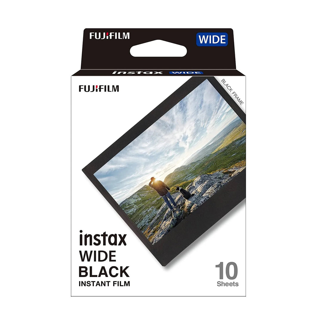 Fujifilm Instax Wide Film (Black) 富士即影即有長方形菲林相紙 10張