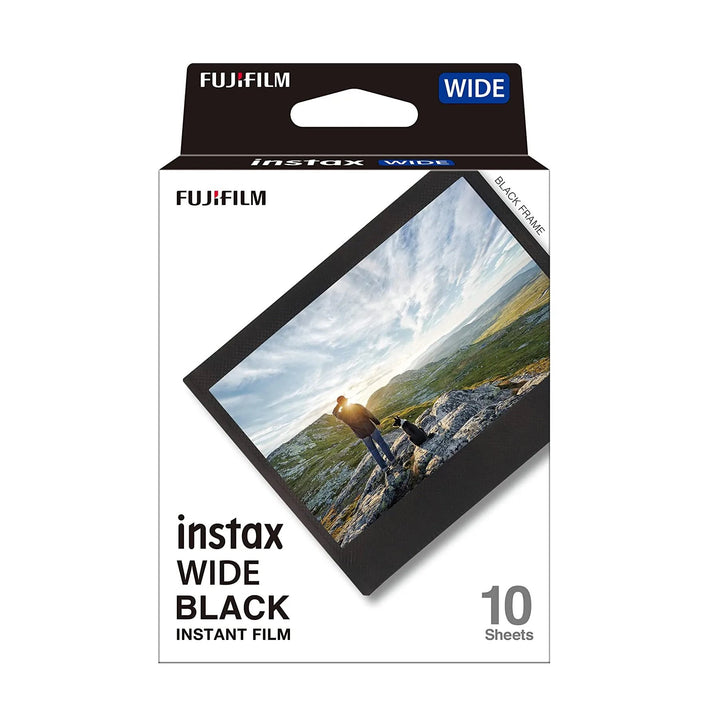 Fujifilm Instax Wide Film (Black) 富士即影即有長方形菲林相紙 10張