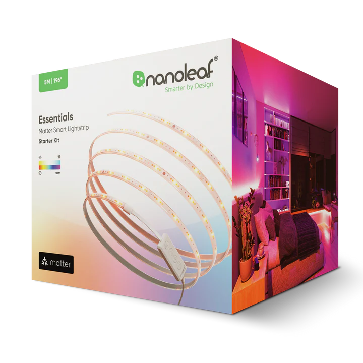Nanoleaf Essentials Lightstrips智能燈帶 5米入門套裝 (兼容 Matter)【香港行貨】 - eDigiBuy
