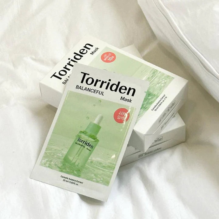 Torriden Balanceful 積雪草保濕鎮靜面膜 10ea【平行進口】
