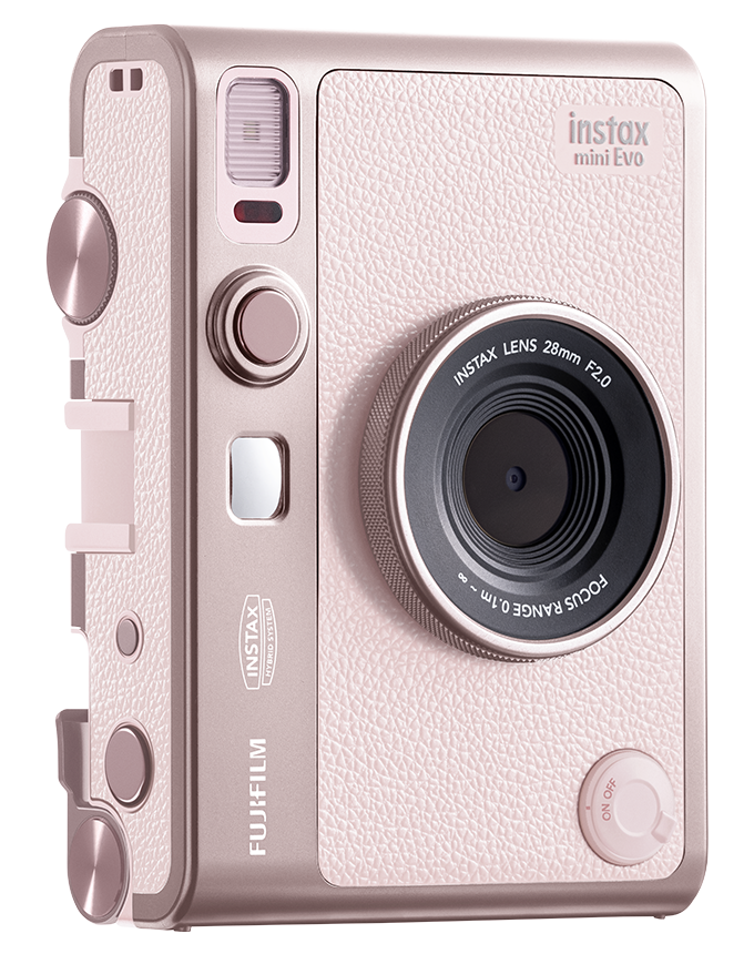 [預售] Fujifilm Instax Mini Evo Gentle Rose 柔粉玫瑰 兩用即影即有相機 (Type-C)【平行進口】