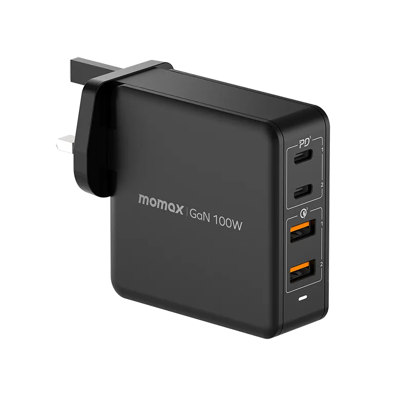 Momax ONE PLUG GaN 100W 四輸出快速充電器【香港行貨】 - eDigiBuy