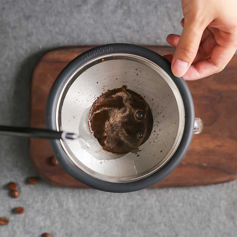 Staresso W-6A Pour Over Metal Coffee Filter 手沖咖啡濾杯 (連底座)【香港行貨】