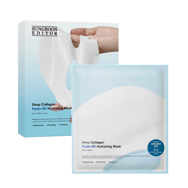 SUNGBOON EDITOR Deep Collagen Hyalu-B5 Hydrating Mask 深層膠原蛋白透明質酸Hyalu-B5保濕面膜 (4片裝)【平行進口】