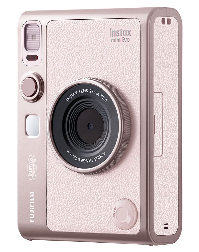 [預售] Fujifilm Instax Mini Evo Gentle Rose 柔粉玫瑰 兩用即影即有相機 (Type-C)【平行進口】