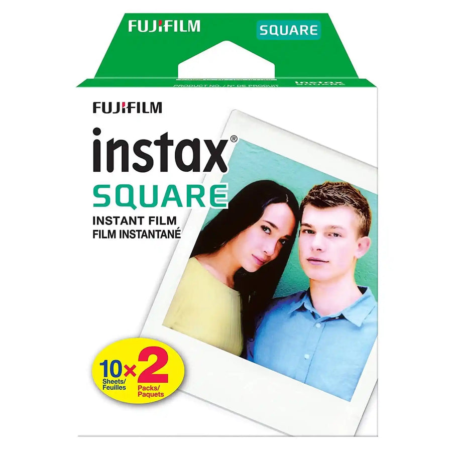 Fujifilm Instax Square 富士即影即有正方形菲林相紙 (白邊框孖裝) - eDigiBuy