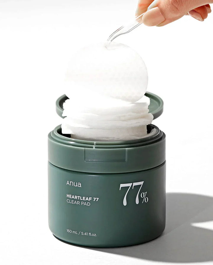 Anua 魚腥草 77% 清潔棉 70片【平行進口】