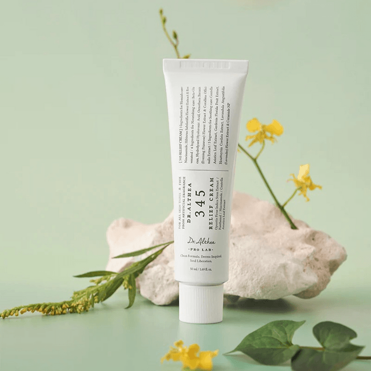 Dr. Althea 345 Relief Cream 祛痘舒緩保濕霜 (50ml) 舒緩恢復和瑕疵護理【平行進口】