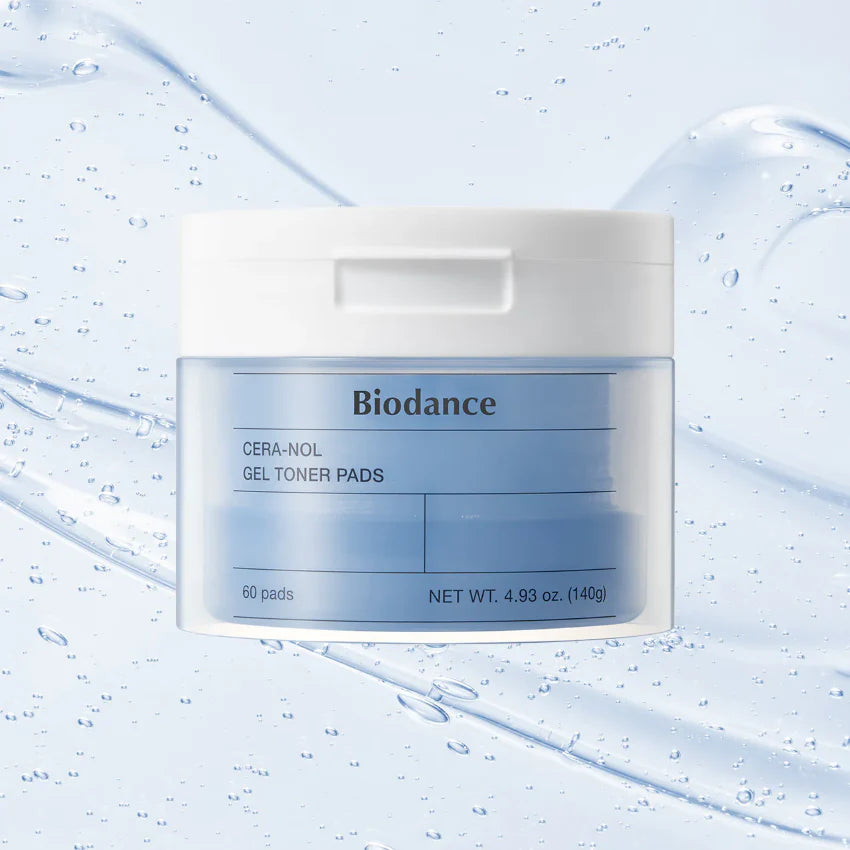 Biodance Cera-nol Gel Toner Pad 舒緩鎮靜凝膠爽膚棉片 60pads【平行進口】