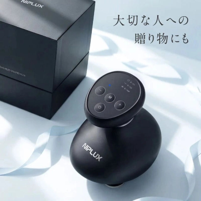 日本 NIPLUX 頭皮按摩儀 EMS HEAD SPA PREMIUM｜6 手法揉頭皮｜IPX7 全機防水【平行進口】