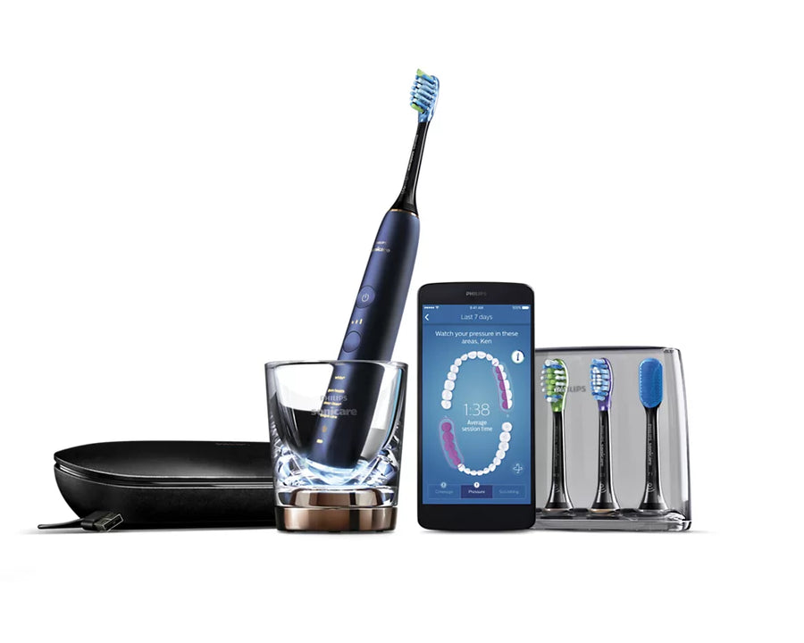 Philips Sonicare DiamondClean Smart 9700 HX9954/52 智能聲波震動牙刷 藍色【香港行貨】 - eDigiBuy