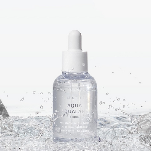 S.NATURE Aqua Squalane Serum 天然角鯊烷保濕精華 50ml【平行進口】