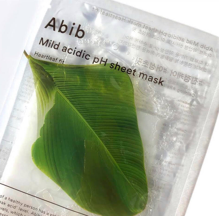 Abib 韓國 弱酸性魚腥草面膜 1盒 (10片)【平行進口】