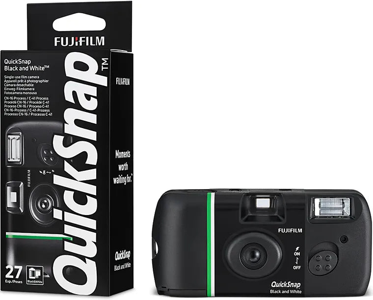 Fujifilm QuickSnap Black and White 黑白菲林相機【平行進口】