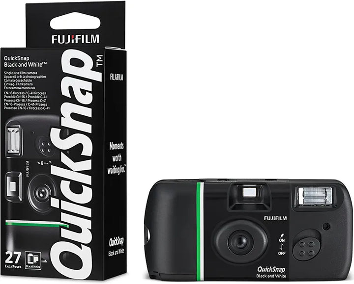 Fujifilm QuickSnap Black and White 黑白菲林相機【平行進口】