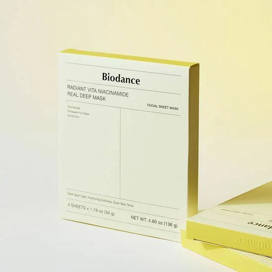 Biodance Radiant Vita Niacinamide Real Deep Mask Radiant Vita 菸鹼醯胺深層面膜【平行進口】