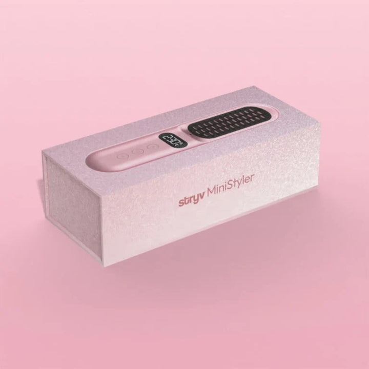 Stryv MiniStyler 迷你無線負離子造型梳 | 捲髮梳 | 直髮梳【原裝行貨】