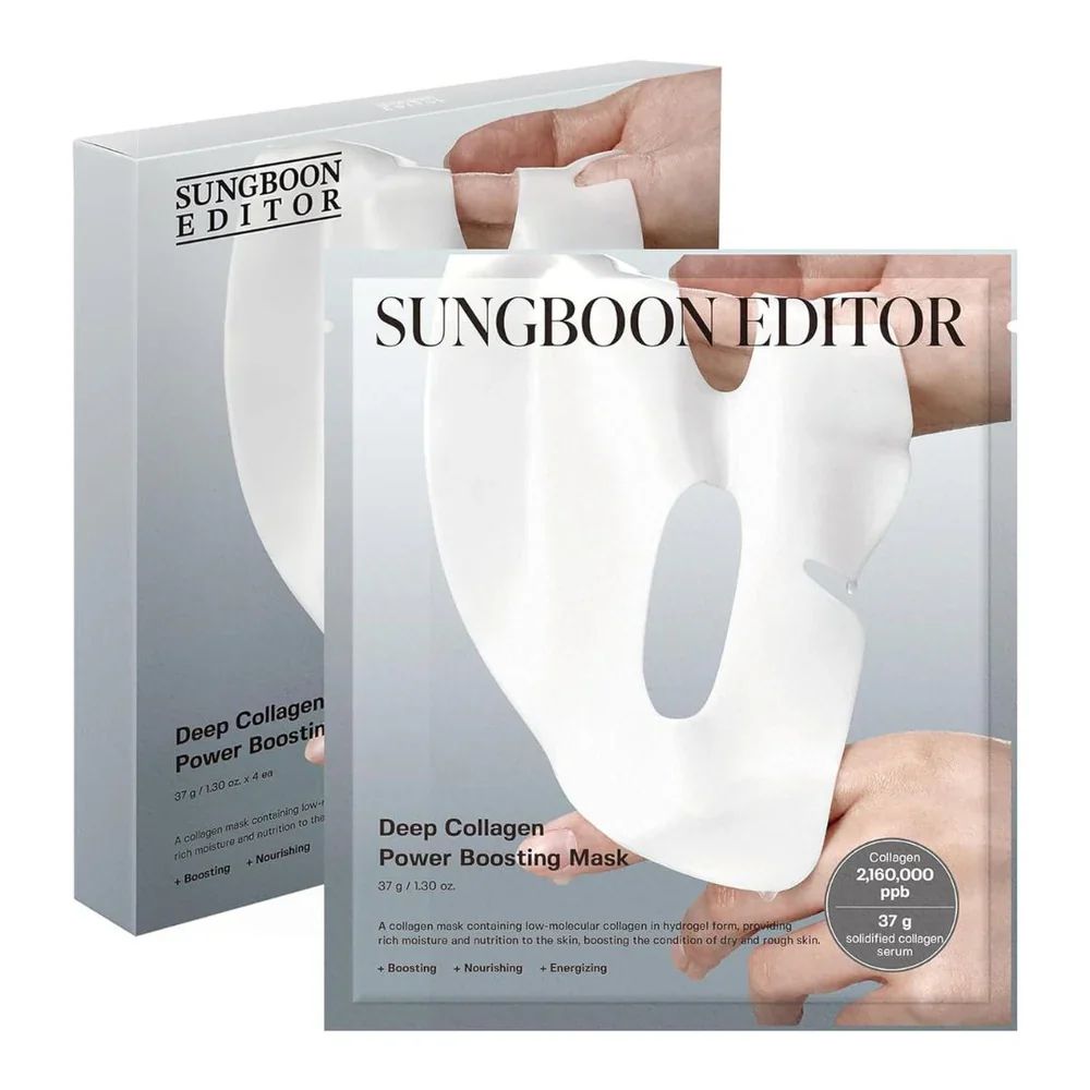 SUNGBOON EDITOR Deep Collagen Power Boosting Mask 深層膠原蛋白抗皺提拉面膜 (4片裝)【平行進口】過夜面膜