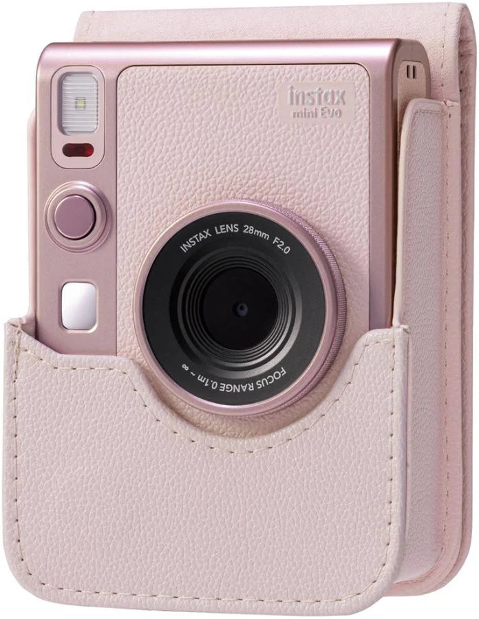 FUJIFILM 富士instax mini EVO 原廠相機包，透明外殼相機保護殼