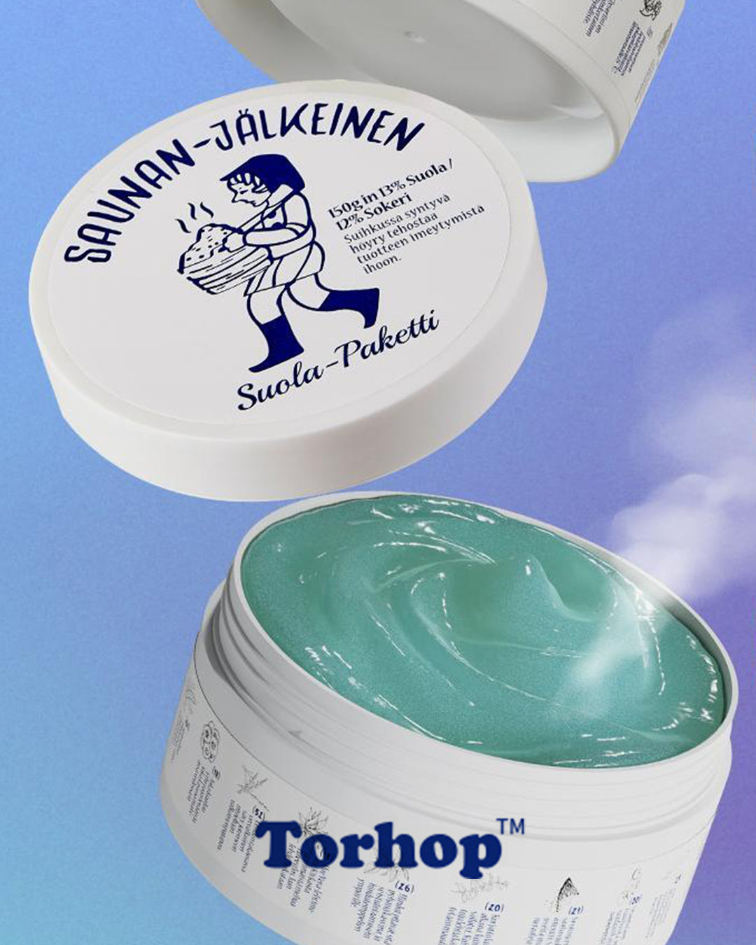 Torhop Saunan Heating Salt Mask 奇妙沖涼 桑拿海鹽面膜 90g｜去痘收毛孔【平行進口】