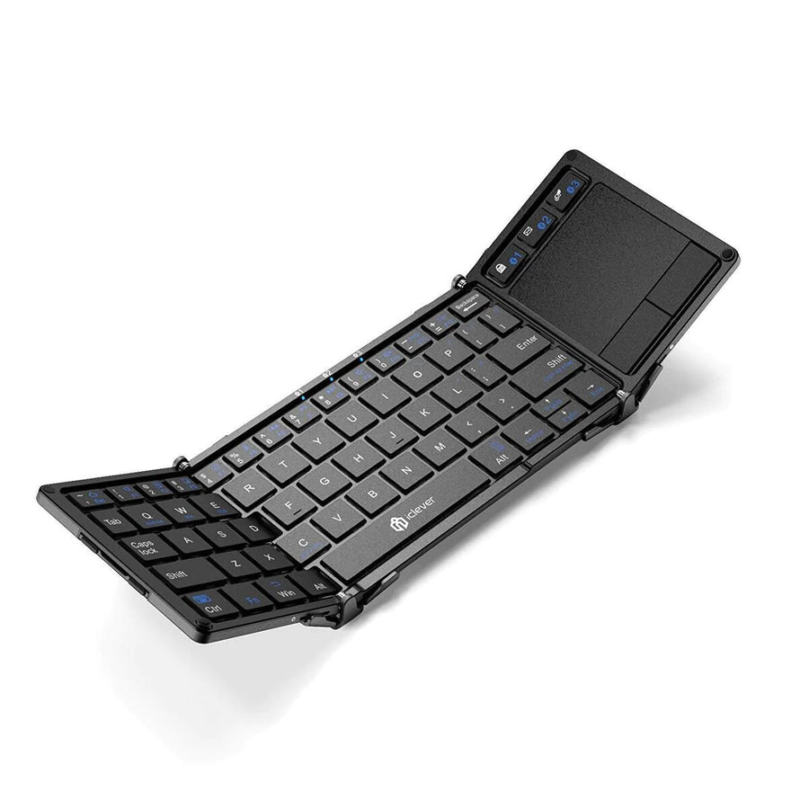 iClever IC-BK08 口袋尺寸三折式觸控藍牙鍵盤【香港行貨】 - eDigiBuy