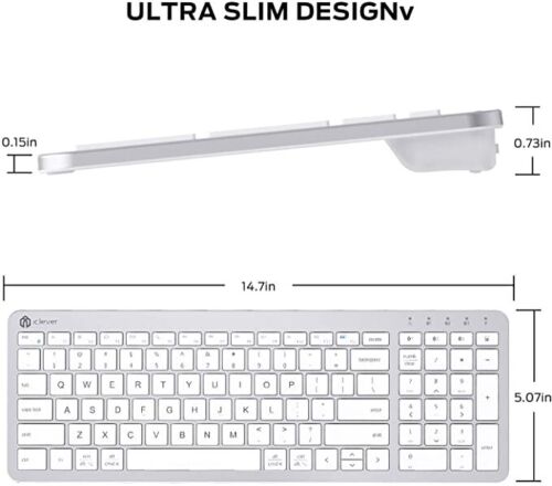 iClever BKA26S 多設備藍牙鍵盤 自帶數字鍵盤【香港行貨】 - eDigiBuy